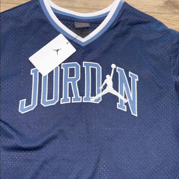 Jordan boys youth XLarge Navy and White Jersey new with tags - Picture 2 of 7